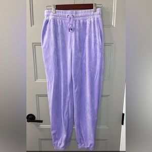 Velvet joggers